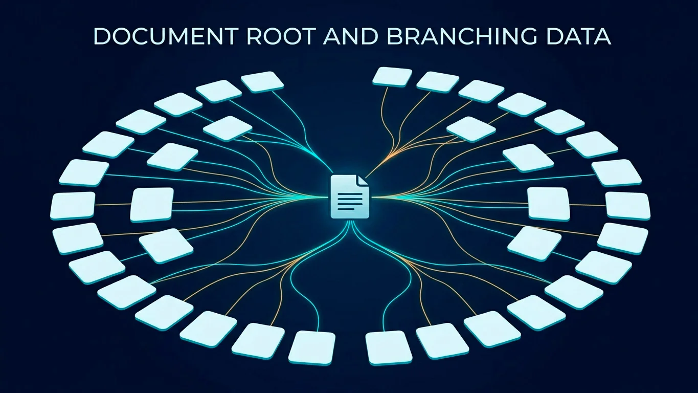 Conceptual illustration of multiple brand identities branching from a single corporate licence document